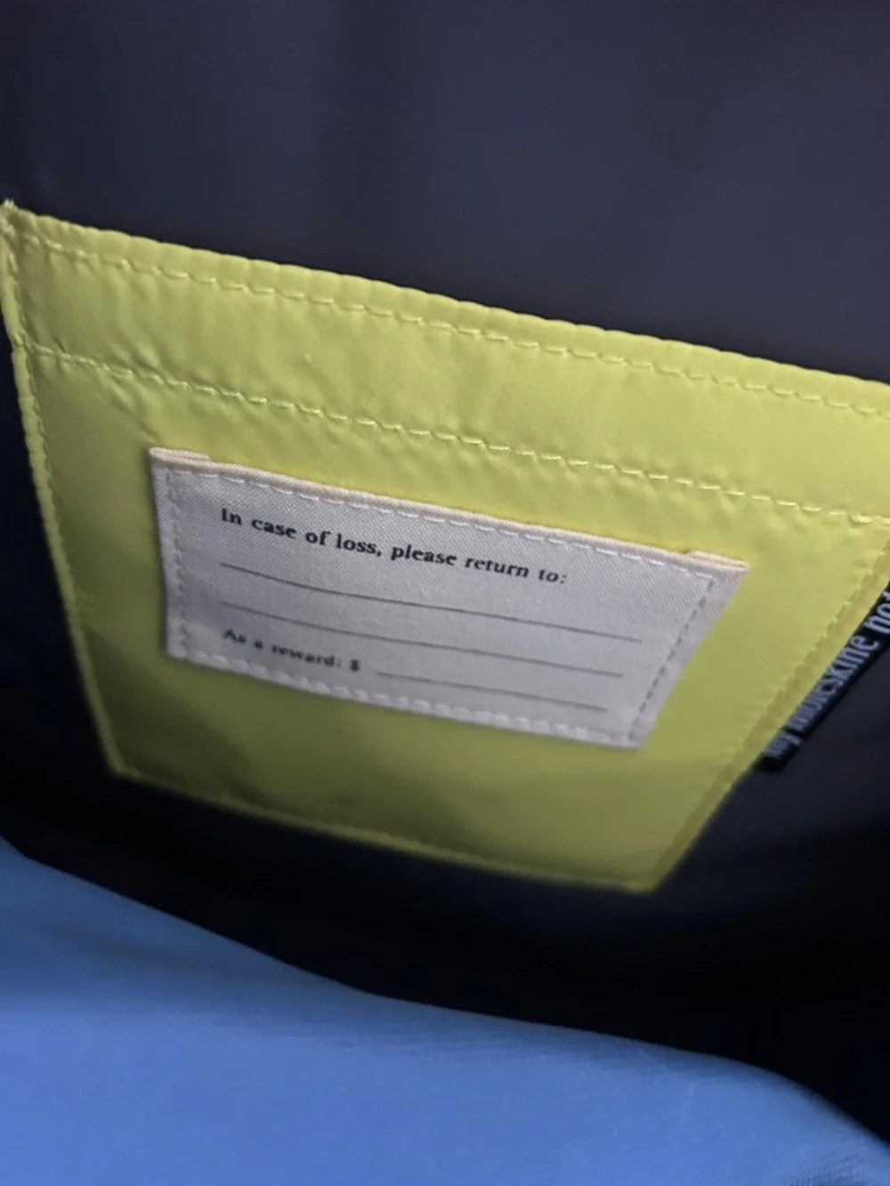 Moleskine Navy and Black Men's Backpack